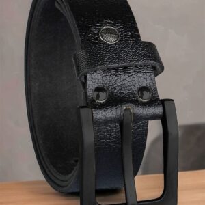 ALFAMI Men Textured Leather Formal Belt