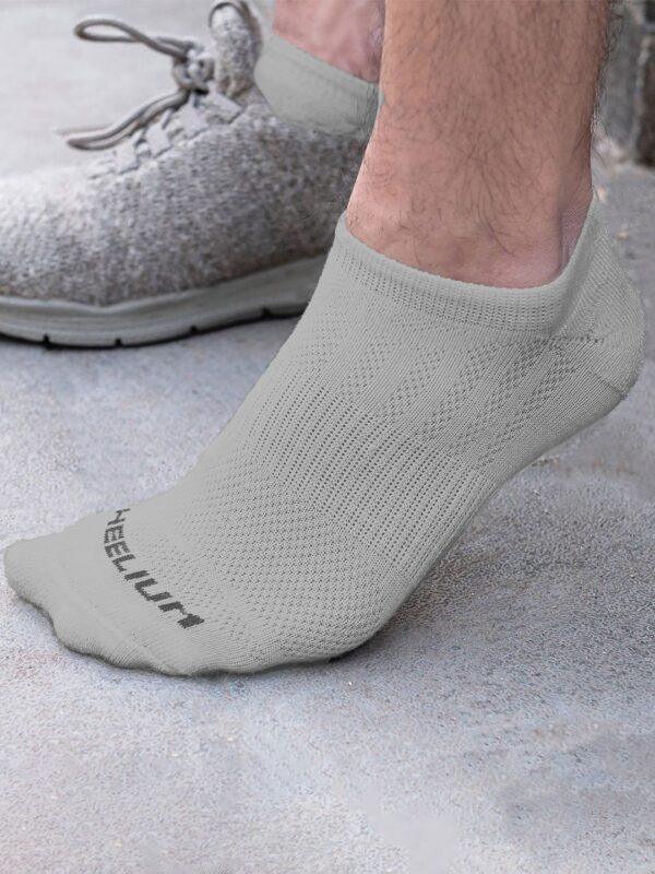 Men Pack of 6 Odour-Free Breathable Anti-Bacterial Bamboo Ankle Length Socks - Image 2