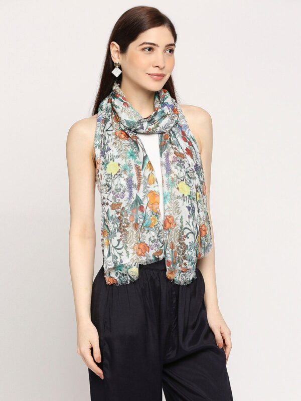Women Floral Printed Scarf