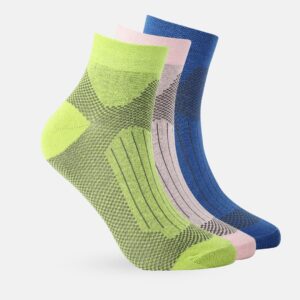Women Set of 3 Patterned Ankle-Length Socks