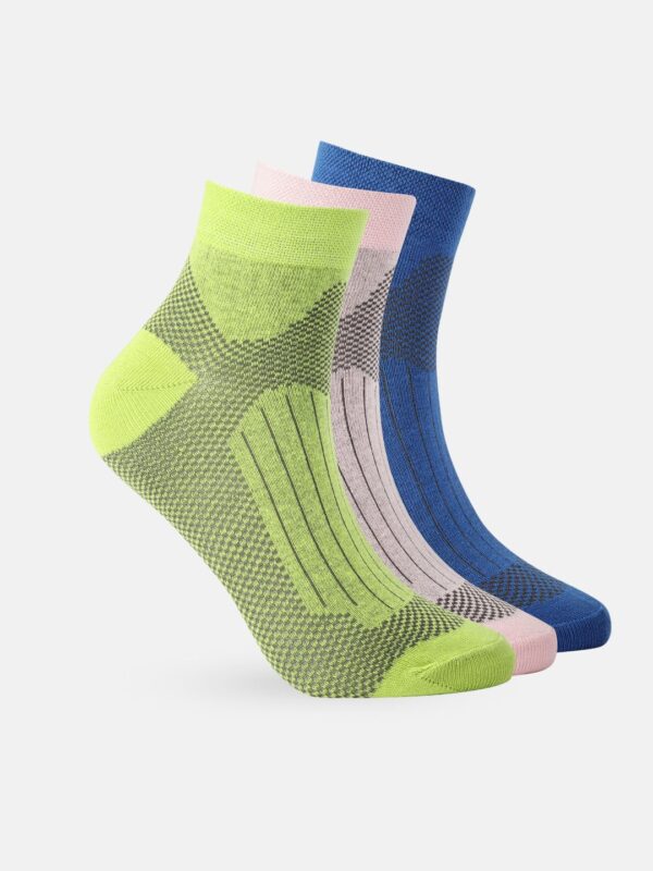 Women Set of 3 Patterned Ankle-Length Socks