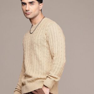 The Lifestyle Co. Men Cable Knit Pullover