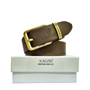 Men Textured Leather Belt