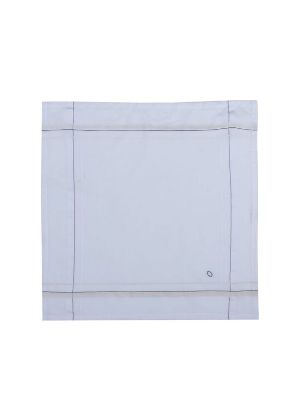 Men Pack Of 3 Logo Embroidered Pure Cotton Handkerchiefs - Image 2