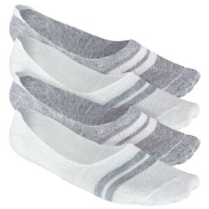 Men Striped Pack of 4 Odour Free Breathable Low Cut Bamboo