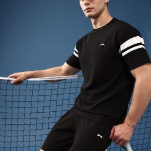 Solid T-Shirt With Regular Shorts