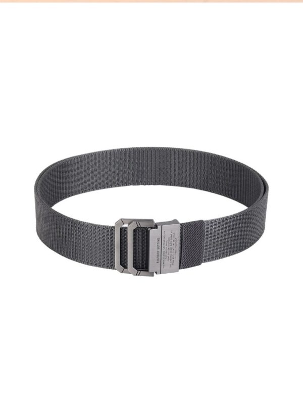 Men Wide Canvas Belt - Image 3