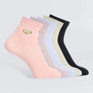 Women Pack Of 5 Above Ankle Socks