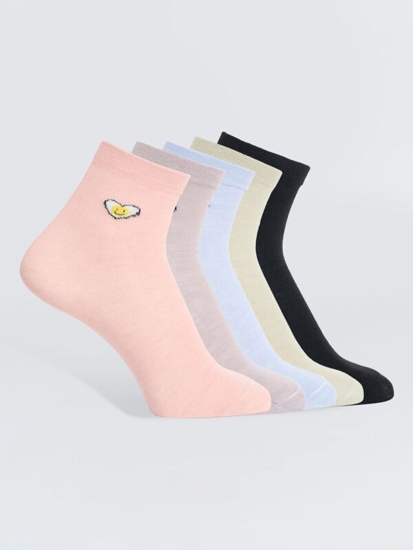 Women Pack Of 5 Above Ankle Socks