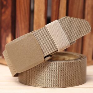 Men Braided Canvas Belt