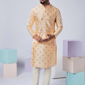 Ethnic Motifs Embellished Regular Kurta with Pyjama