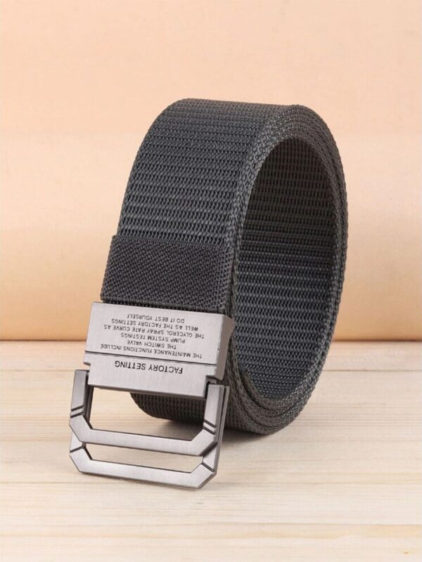 Men Wide Canvas Belt