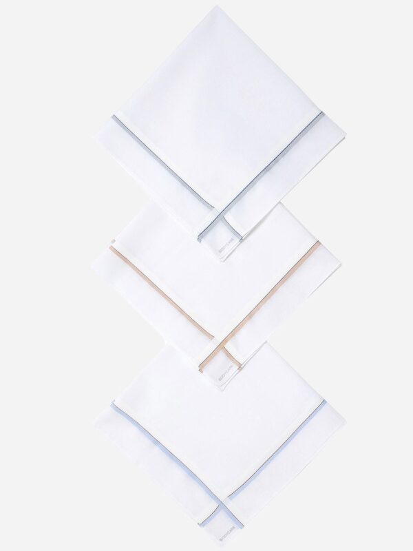 Men Pack Of 3 Cotton Handkerchiefs