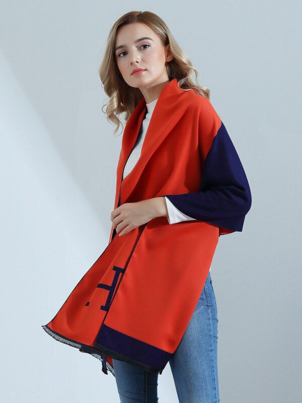 Women Colourblocked Scarf - Image 2