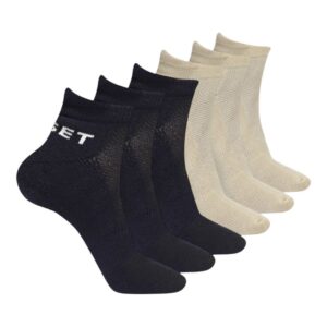 Men Pack of 6 Bamboo Super Soft & Odour Free Breathable Ankle Length Socks
