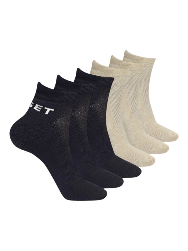 Men Pack of 6 Bamboo Super Soft & Odour Free Breathable Ankle Length Socks