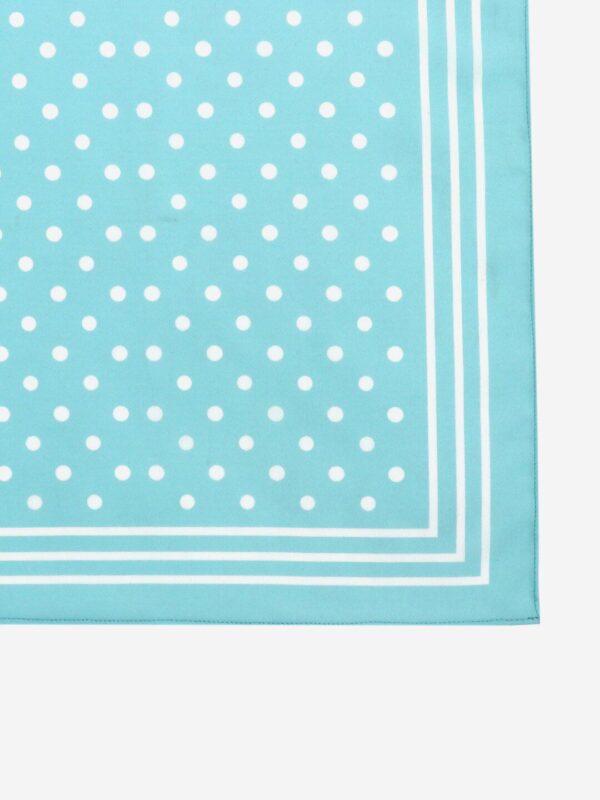 Beau Design Women Blue & White Printed Scarf - Image 2