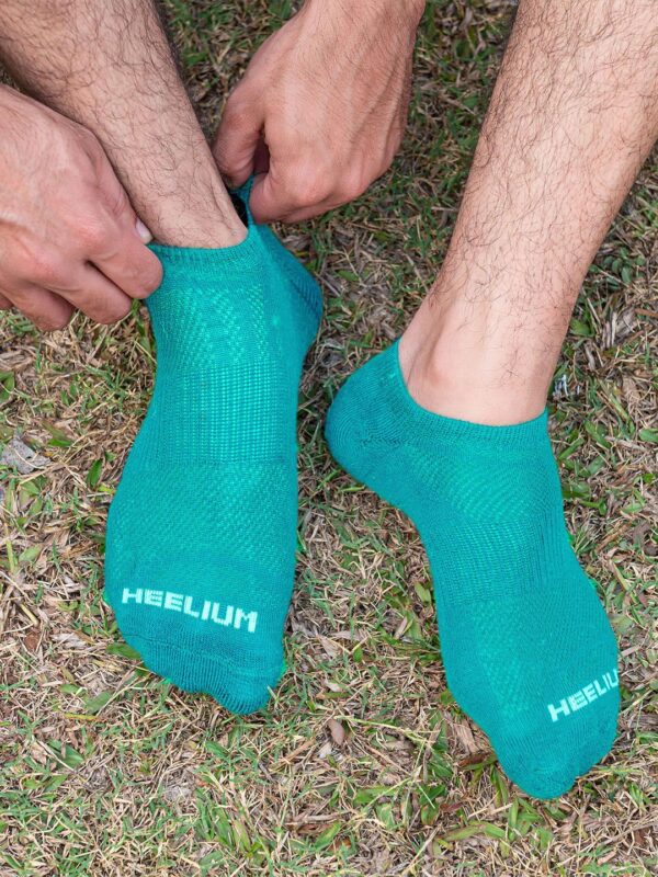 Men Pack of 6 Odour-Free Breathable Anti-Bacterial Bamboo Ankle Length Socks - Image 3