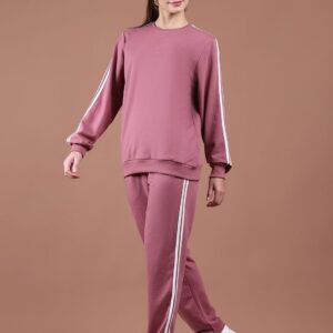 Women Cotton Mid Rise Tracksuit